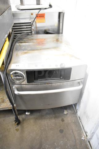 2020 Turbochef Encore 2 Rapid Cook Oven, electric, stainless steel, 208/240V, 1 phase, used condition with visible wear.
