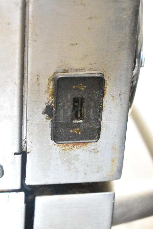 2020 Turbochef Encore 2 electric rapid cook oven, 208/240V, 1 phase, showing USB port detail, used condition.