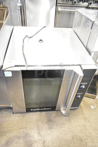 Moffat Turbofan E32D5 Commercial Single Deck Full Size Electric Digital Convection Oven with Steam Injection - 208 Volts, 1 Phase.