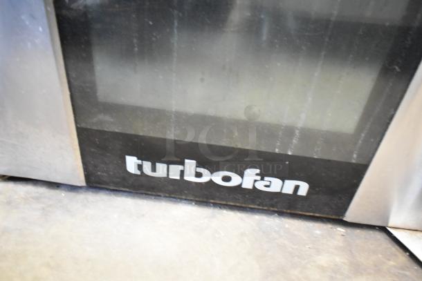 Moffat Turbofan E32D5 electric convection oven with steam injection, 208V, 1 phase. Visible Turbofan branding on door.