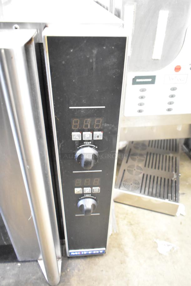 Moffat Turbofan E32D5 commercial electric convection oven with digital controls and steam injection, 208V, 1 phase.
