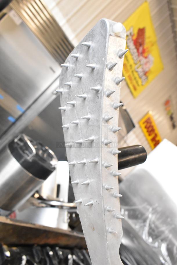 2024 Backyard Pro 551SL112E Meat Slicer with spiked tenderizer attachment, 115V, countertop model, excellent condition.