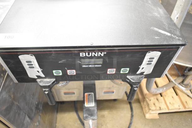2018 Bunn DUAL TF DBC commercial coffee machine, dual spouts, brew control panel, good condition, 120/240V, 1 phase.