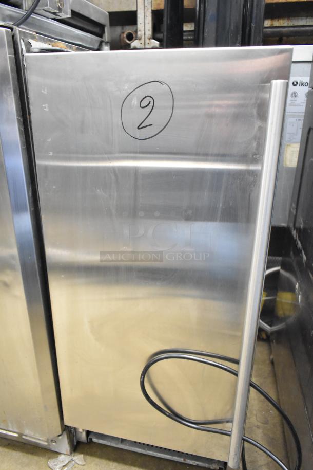 2021 All Pro AZ-20D commercial ice machine, self-contained, undercounter, 115 volts, 1 phase. Stainless steel finish.