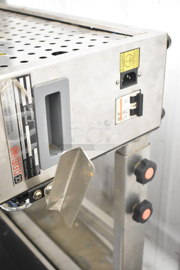 2019 Cleveland countertop continuous band sealer, 110 volts, 1 phase. Features durable metal design with control panel.