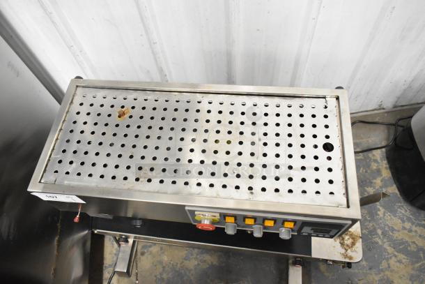 2019 Cleveland Countertop Continuous Band Sealer, stainless steel, 110V, 1 Phase, durable construction, used condition.