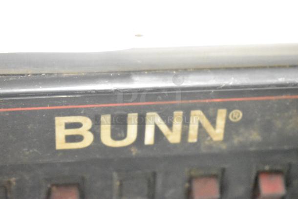 Bunn CWTF 4/2 TWIN Commercial Coffee Machine, 6 burners, 120/240V, 1 Phase, visible Bunn logo, countertop model.