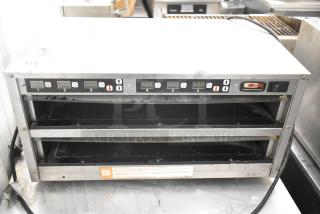 Carter Hoffmann MC212S commercial countertop holding bin, stainless steel, 120V, 1 Phase, digital controls, used condition.