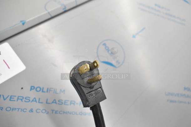 2022 Kutano JUT 2 4D PT commercial prep table on casters, 115V, shown with POLIFILM protective layer.