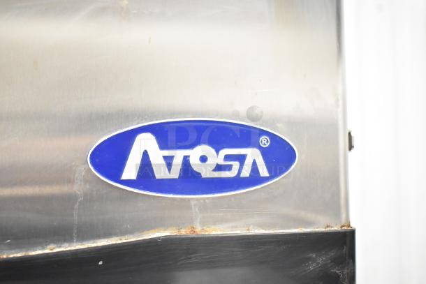 2019 Atosa YR800-AP-261 Commercial Ice Maker on Bin, 230V, 1 Phase, shown with Atosa logo and stainless steel finish.