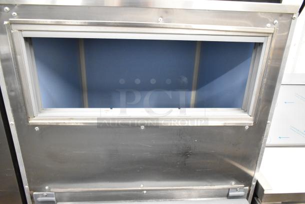 2019 Atosa YR800-AP-261 commercial ice maker with bin, cube style, stainless steel, 230V, 1 phase, used condition.