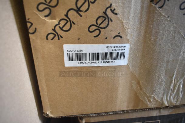 Cardboard box for SereneLife SLSPLT12IN portable AC. Barcode visible: MO24129820920.