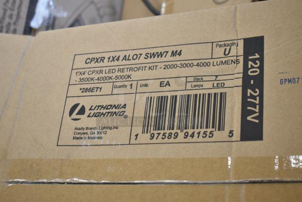 Lithonia Lighting CPXR 1x4 LED Retrofit Kit, 3500K-5000K, new, labeled packaging, scratch and dent sale item.