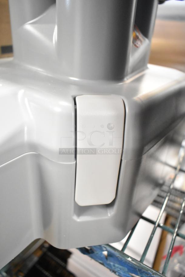 BRAND NEW AvaMix 928REVCFEED Continuous Feed Attachment, slight scratches, for Revolution Series, gray plastic.