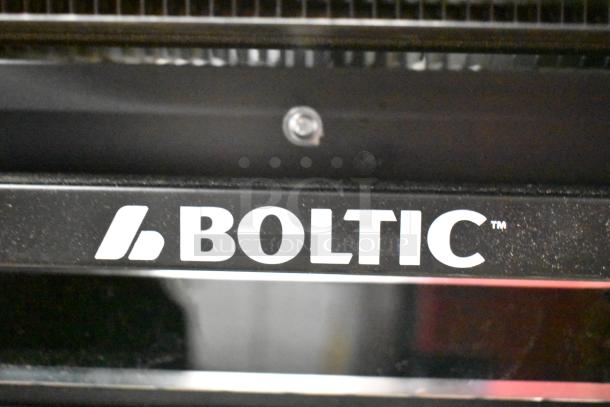 2 Brand New Boltic VF-7500 electric heaters, 240V, ceiling-mounted. Scratch and dent condition.