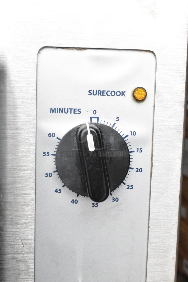 Cleveland 24CGA10.2 Gemini steam cabinet control panel with SureCook timer, minutes dial, in good condition.