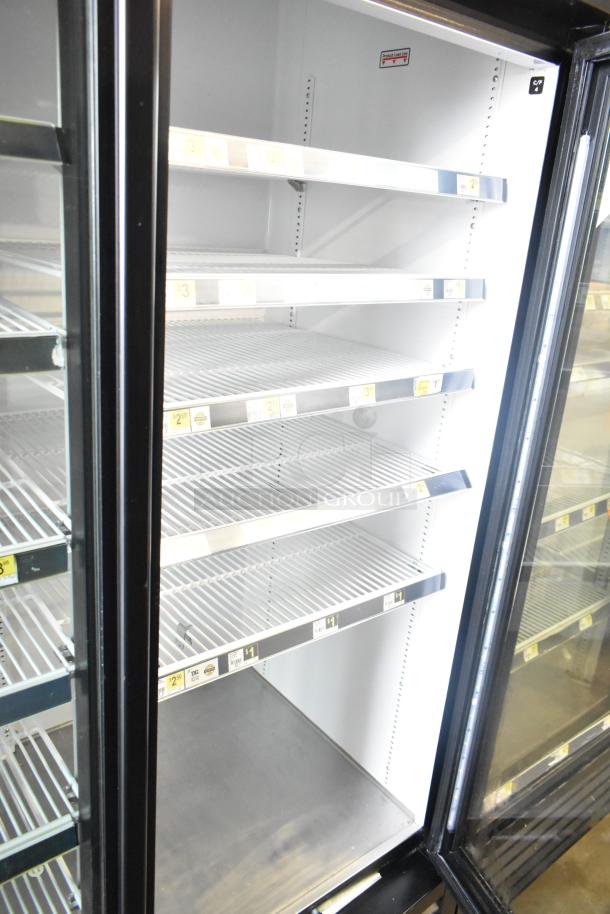 2017 True GDM-72-HC commercial 3-door reach-in cooler, features adjustable shelves, 115V, 1 phase, clean condition.