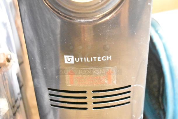 Utililtech CYWE08-7 oil filled radiator, 120V, 1 phase, visible brand label, vents, used condition.