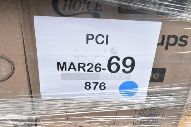 28 new scratch and dent items, including containers, hot cups, printer rolls. Identified by label "PCI MAR26-69."