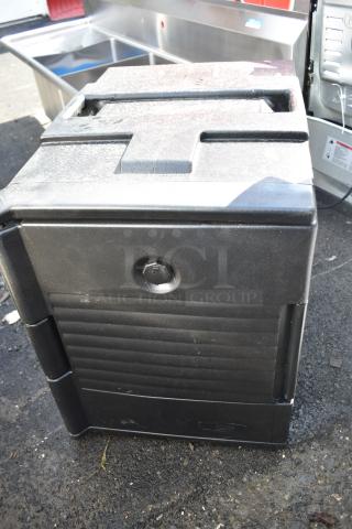 BRAND NEW SCRATCH AND DENT! Black Poly Catering Case