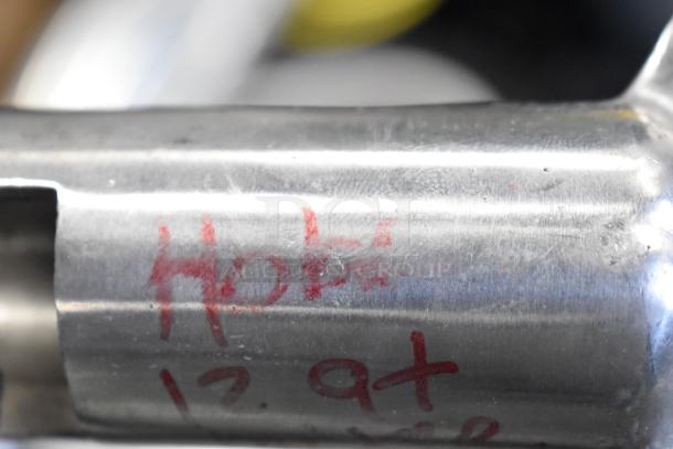 4 Hobart Legacy mixer accessories; includes 2 HL12 bowls, 2 HL12B paddles. Red markings visible.