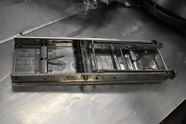 BRAND NEW Bron Coucke 3839 stainless steel mandoline, professional grade, scratch and dent condition, interchangeable blades.