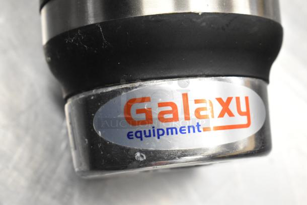 Brand new Galaxy 177IMBL9 9" light-duty immersion blender, variable speed, 2/5 HP, 120 volts. Scratch and dent condition.