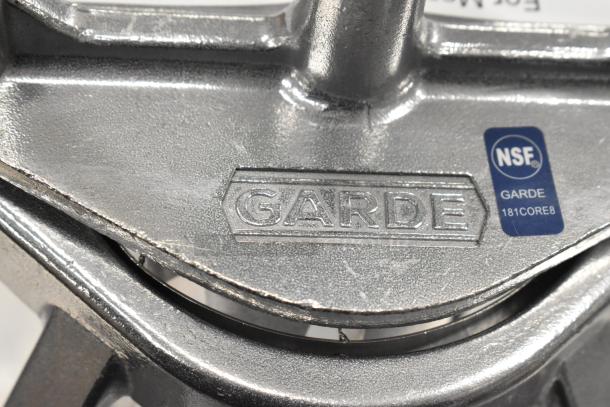 Brand new Garde 181CORE8 Apple Corer, 8 sections, scratch and dent. Tagged with Garde logo and NSF certification.