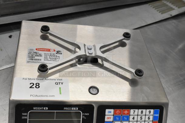 BRAND NEW SCRATCH AND DENT Torrey L-PC-40L 40 lb. Digital Price Computing Scale, legal for trade, visible model and serial labels.