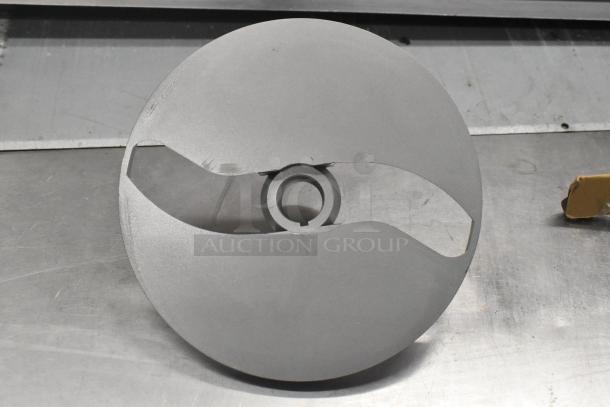 BRAND NEW 190m22hsknif Slicer Knife Assembly for #22 Slicer, exhibits minor scratches and dents, circular blade design.