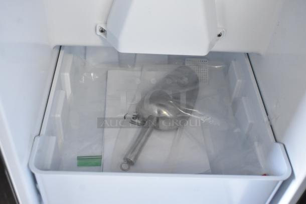 Brand new KoolMore Pearl Ice Nugget Maker (Model KM-BIM66-NSS) interior. Includes scoop and documentation.