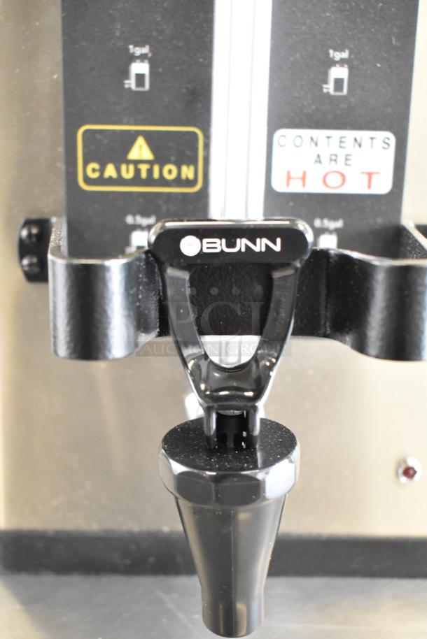 2025 Bunn SH SERVER Commercial Coffee Server, black handle, caution and hot content labels visible, excellent condition.