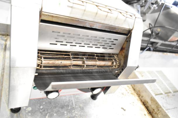 2023 BI006192 Commercial conveyor toaster oven, electric-powered, 110V, 1 phase, visible wear, model BI006192.