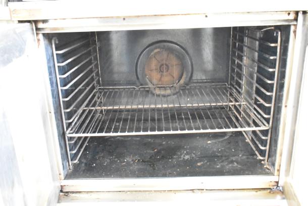 Blodgett Mark-V-111 convection oven, commercial full-size, view-through door, thermostatic controls, 208-230V, 1 phase.