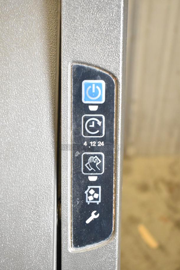 2022 Manitowoc URF0310A-161B Ice Machine control panel. Power, cycle, clean, and maintenance icons visible.