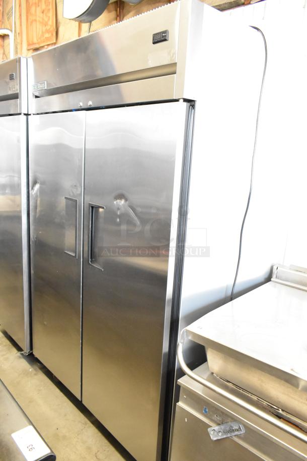 2018 True TG2R-2S-HC 2 Door Commercial Cooler, stainless steel, 115V, 1 Phase, good condition.