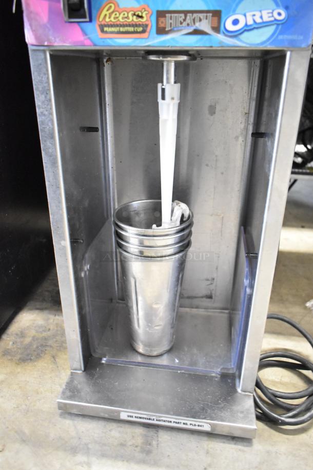 Vita-Mix VM0800A Commercial Milkshake Mixer, 120V, 1 Phase, stainless steel body, includes metal mixing cup.