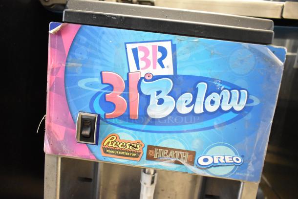 Vita-Mix VM0800A milkshake mixer, 120V, 1 phase. Features old display panel with "31 Below" branding, on/off switch.