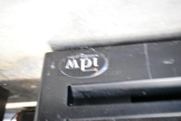 IDW G-12SI-N-3-3-4-B-5 cooler merchandiser, 115V, single door, commercial use. Manufacturer logo visible.