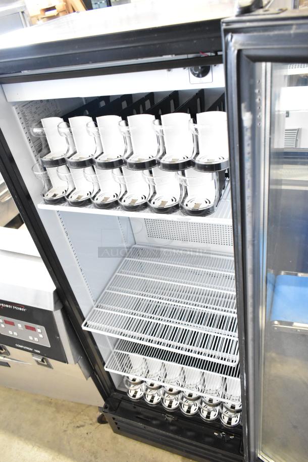 2021 IDW G-12SI-N-3-3-4-B-5 commercial single door cooler, 115V, 1 Phase, shelves visible, excellent condition.