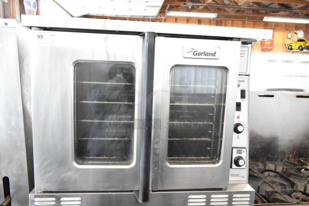 2017 Garland MCO-GS-10S Master 200 convection ovens, stainless steel, view-through doors, thermostatic controls, 60,000 BTU.