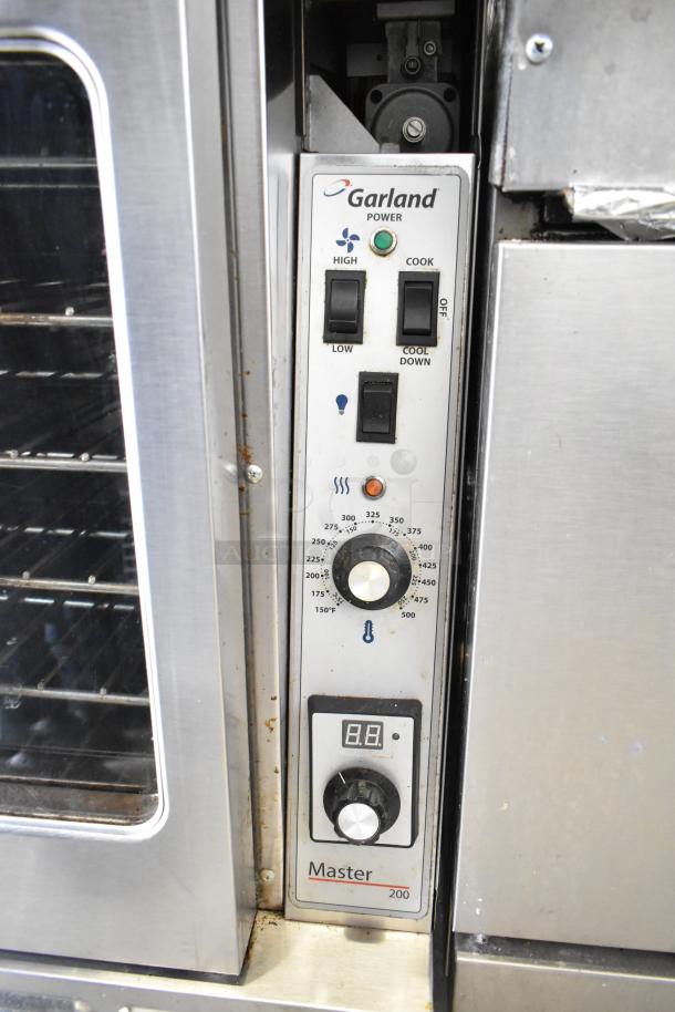 2017 Garland MCO-GS-10S convection oven, natural gas, 60,000 BTU, view-through doors, thermostatic controls, Master 200.