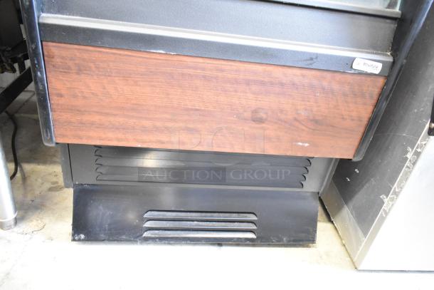 Structural Concepts Oasis CO2739R Grab N Go Merchandiser, wood panel, 120V, 1 Phase, model label visible, used condition.