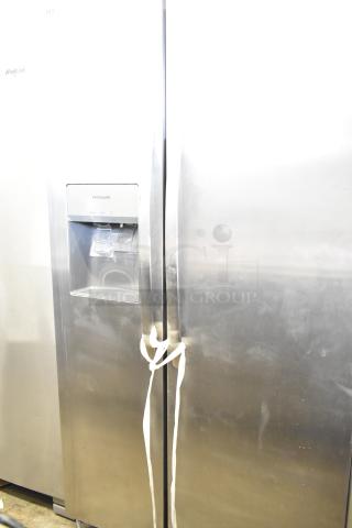 Brand new Frigidaire FRFC2323ASB reach-in cooler with freezer. Includes ice/water dispenser, 115 volts, 1 phase. Scratch and dent.