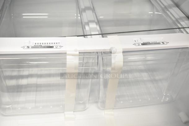 Brand new 2024 Vissani MDTF18WHR Reach-In Cooler with Freezer, humidity controls, 115V, 1 phase, scratch and dent condition.