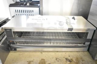 Brand new Vollrath 922CM424035 JW30 cheese melter, countertop model, 240 volts, 1 phase, minor scratches, durable build.