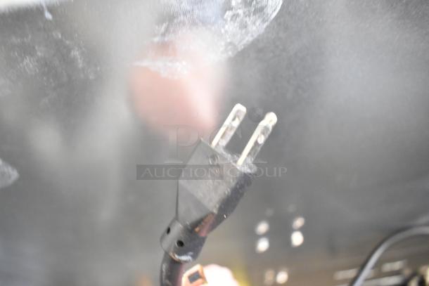 Brand new Frymaster FPPH255CSE commercial propane fryer with 4 baskets, filtration system, and casters, 80,000 BTU.