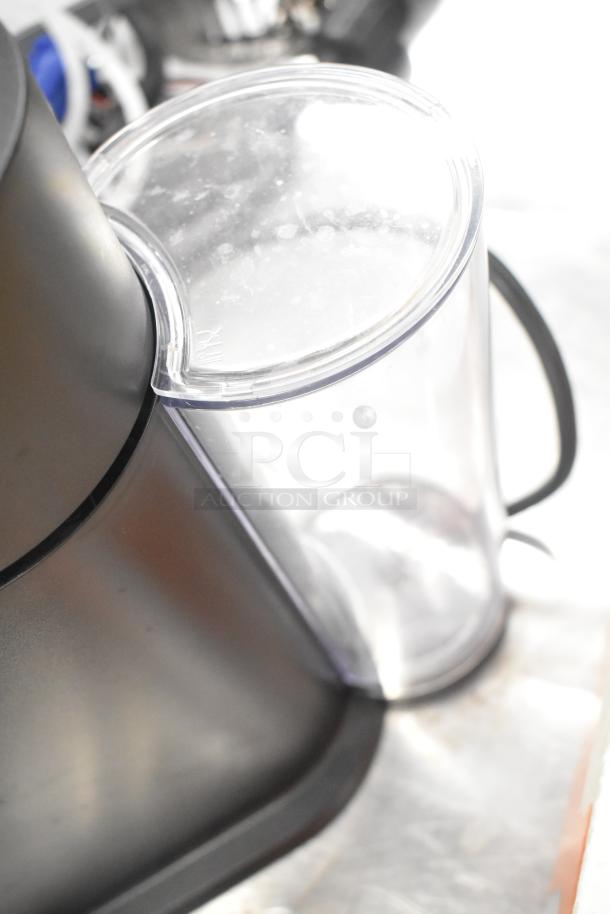 Breville BNV520GRY Nespresso machine, black with transparent water tank, 120V, countertop model, good condition.