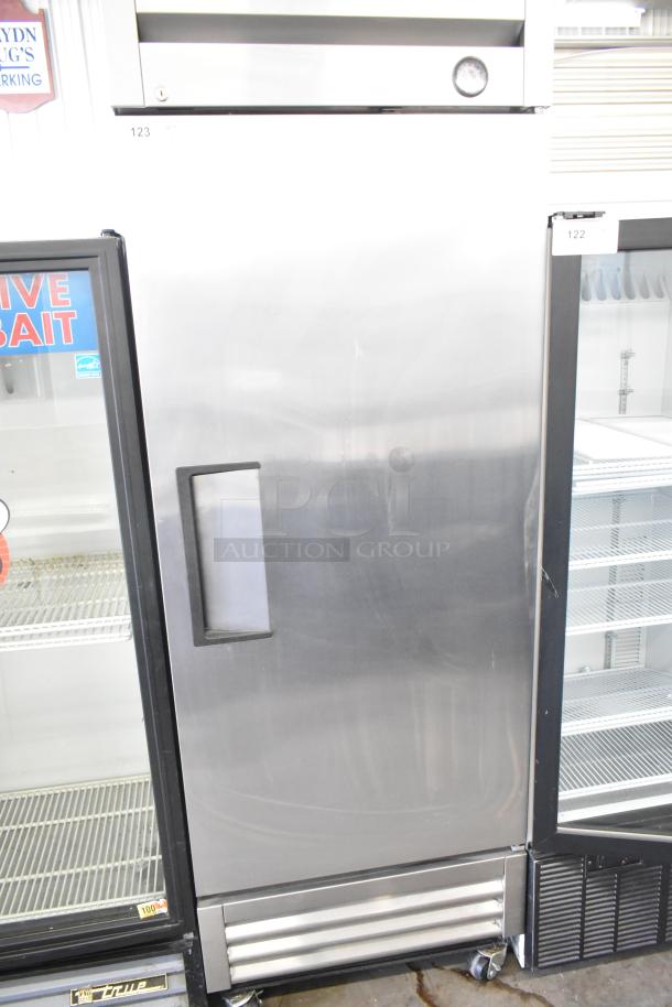 2017 True T-19F commercial freezer, single door, stainless steel, 115 volts, 1 phase, excellent condition.