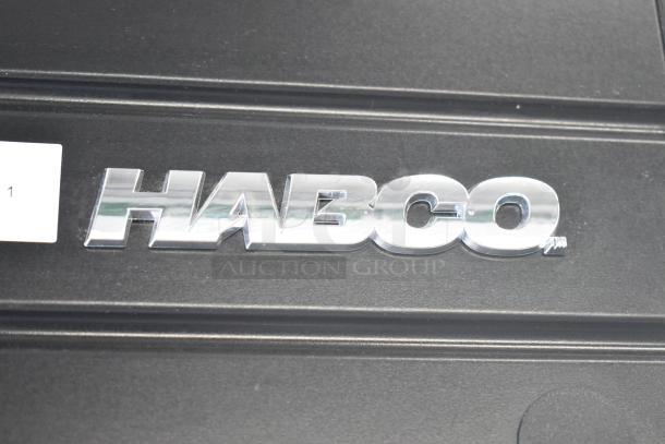 "Habco SE18 logo on 2019 True Commercial Single Door Reach In Cooler Merchandiser, 115 Volts, 1 Phase."
